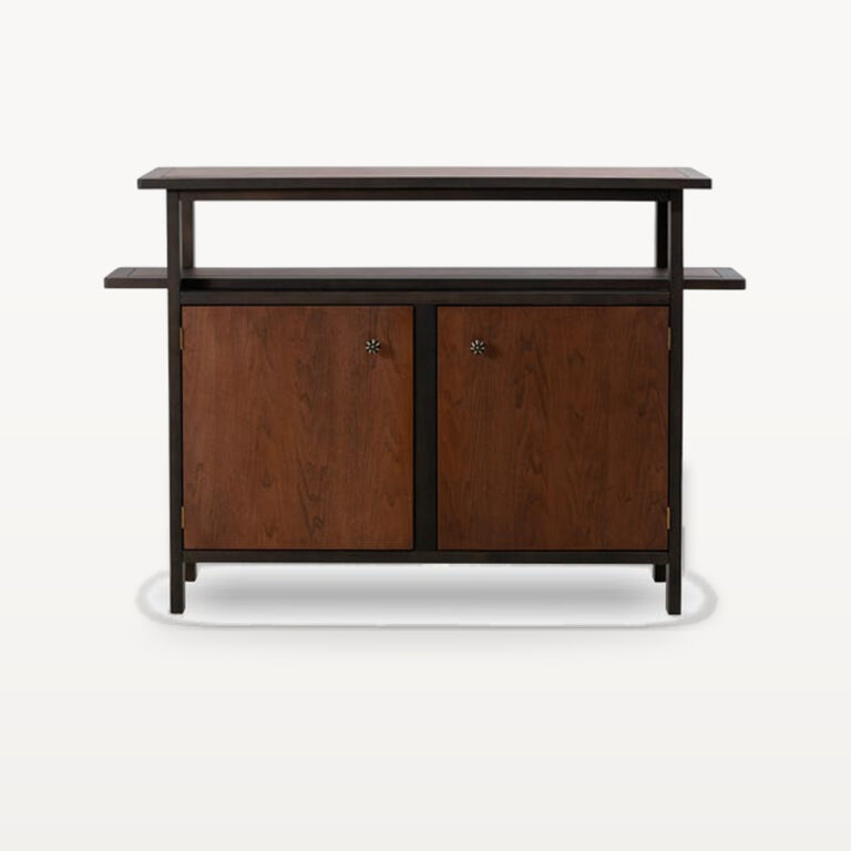 Quiet Living scene by KBH with the Mille-feuille Sideboard, photographed in a living room