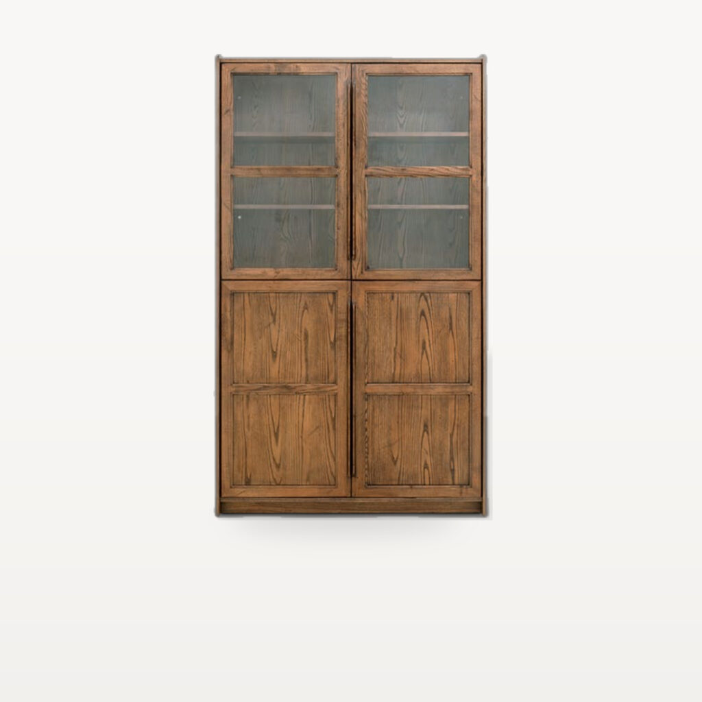 Quiet Living scene by KBH with the Mosswood Bookcase in a living room (2)