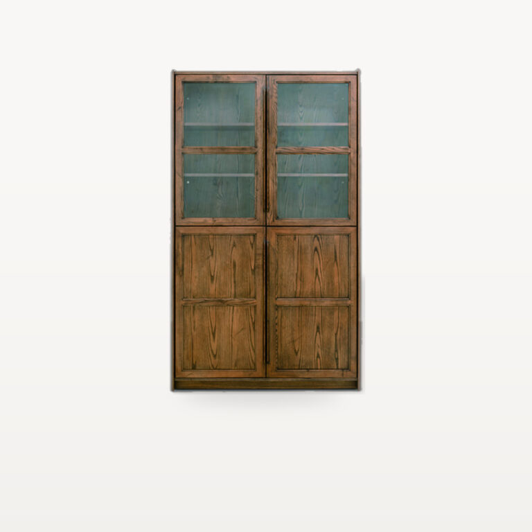 Quiet Living scene by KBH with the Mosswood Bookcase, photographed in a living room