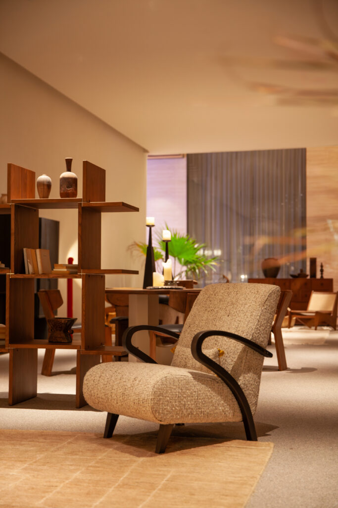 Quiet Living scene by KBH with the Profiterole Bed in a bedroom (3)