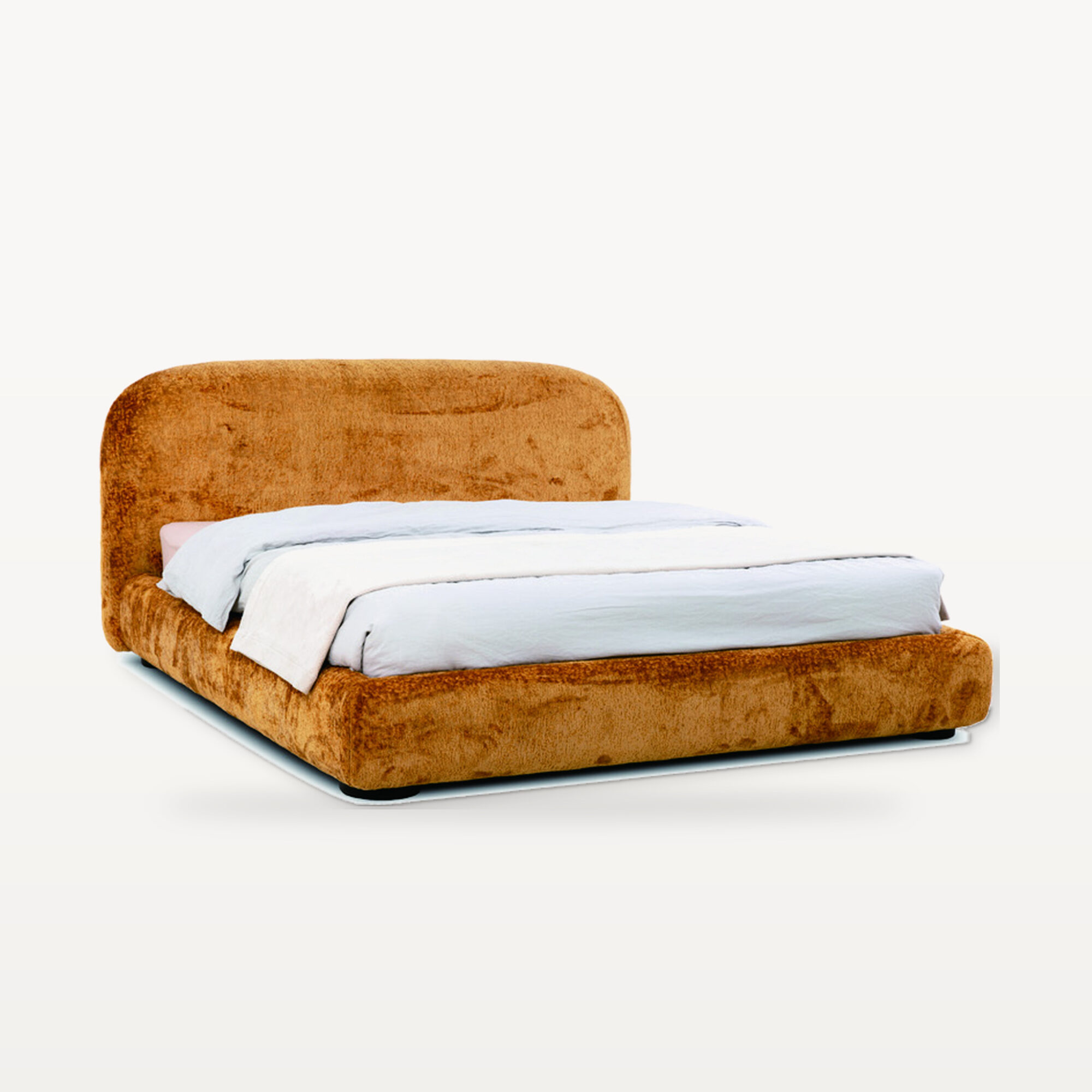 Quiet Living scene by KBH with the Profiterole Bed, photographed in a bedroom