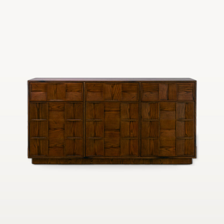 Quiet Living scene by KBH with the Puff Pastry Sideboard, photographed in a living room