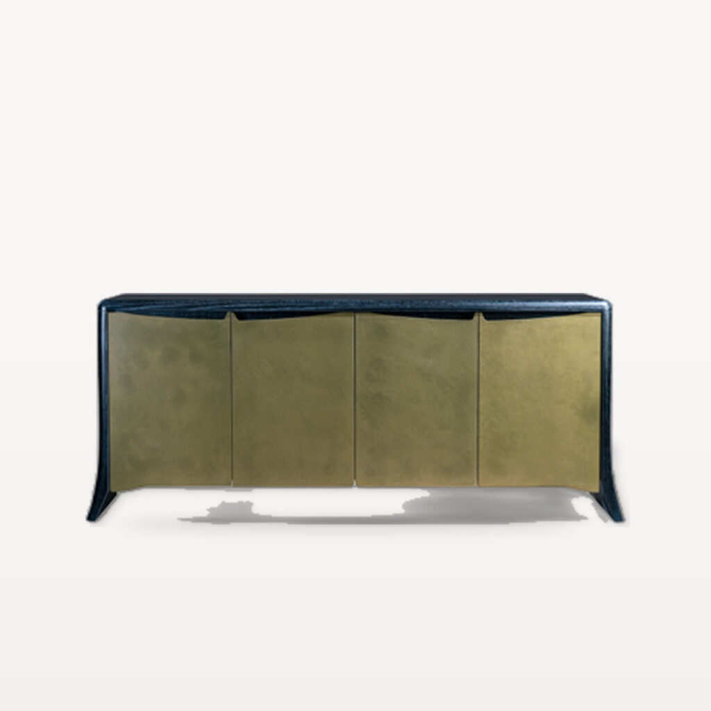 Quiet Living scene by KBH with the Sanji Sideboard in a living room (2)