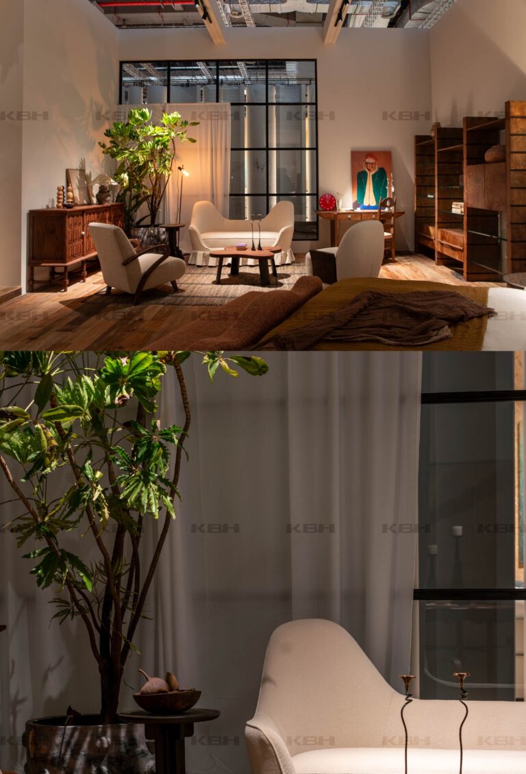 KBH Rabbit Ear Sofa in a living room setting