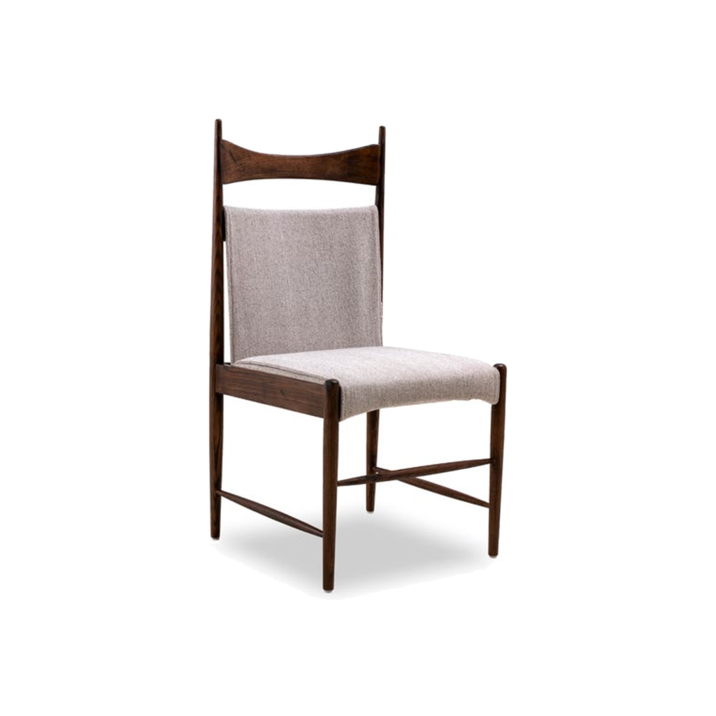 KBH Ram Horn Dining Chair in soft, pale colour, view 11
