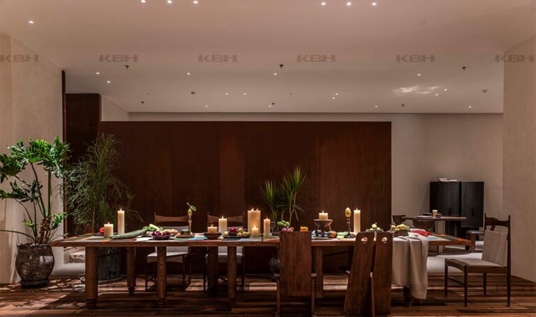 KBH Ram Horn Dining Chair in a dining room setting