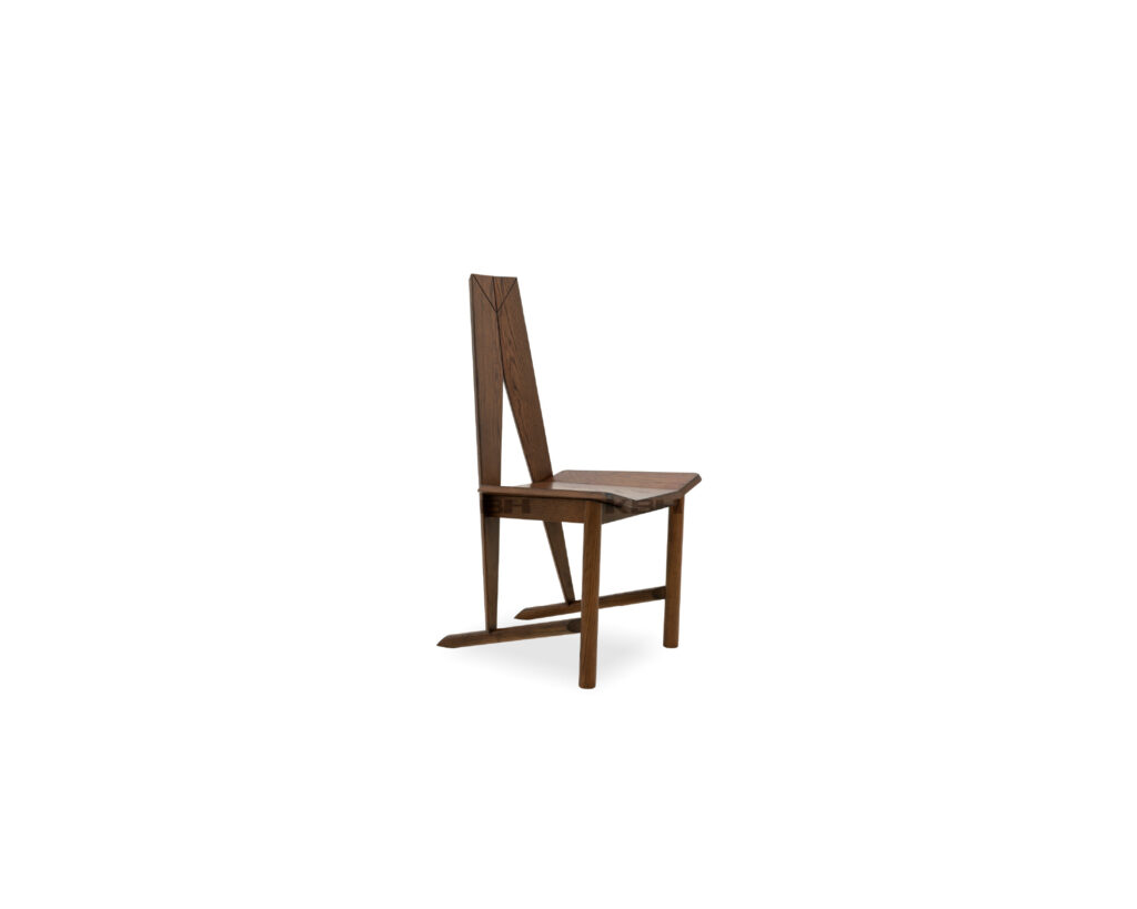 KBH Ridge Dining Chair in a grounded dark palette