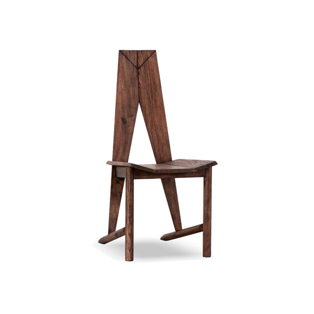 KBH Ridge Dining Chair in a grounded dark palette, view 7