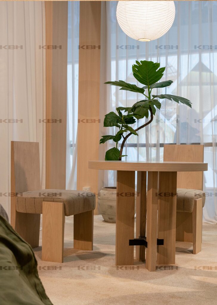KBH Round Valley Meeting Table photographed in a room setting