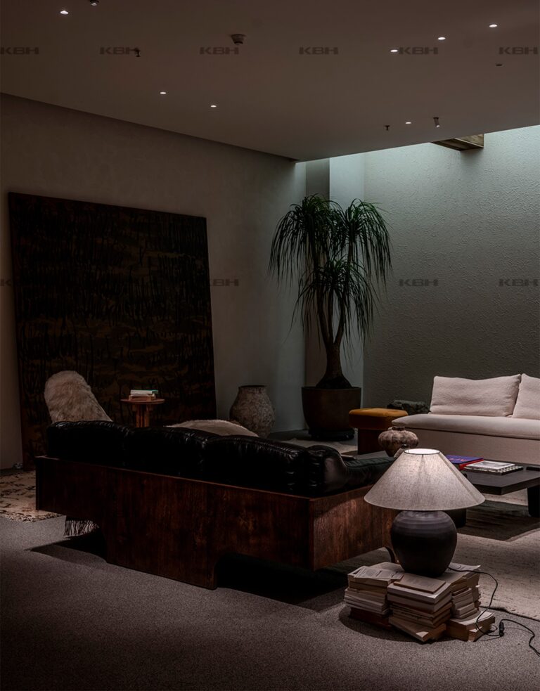 KBH Samurai Sofa in a living room setting