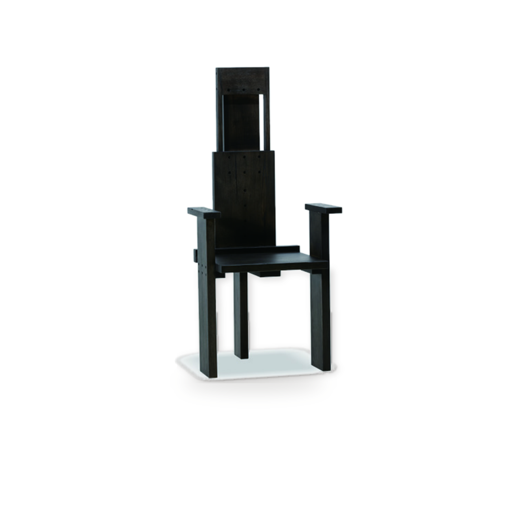 KBH Sculpt Chair in a grounded dark palette, view 9