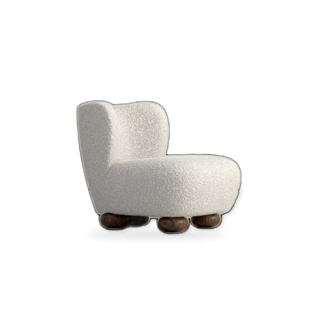 KBH Sheep Chair in soft, pale colour