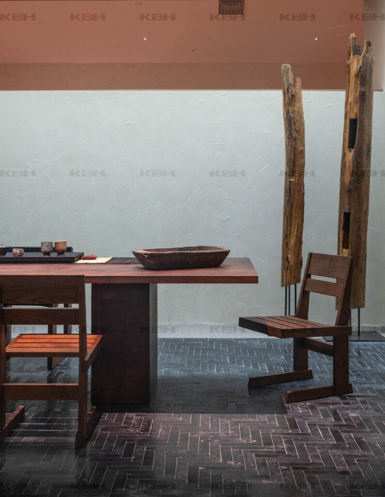 KBH Slat Panel Dining Chair in a dining room setting, view 2