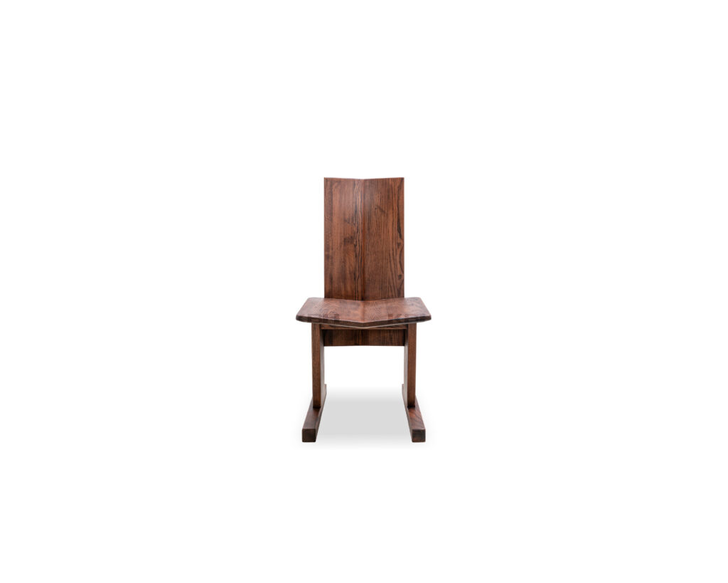KBH Sleigh Dining Chair from the Natural Wood collection