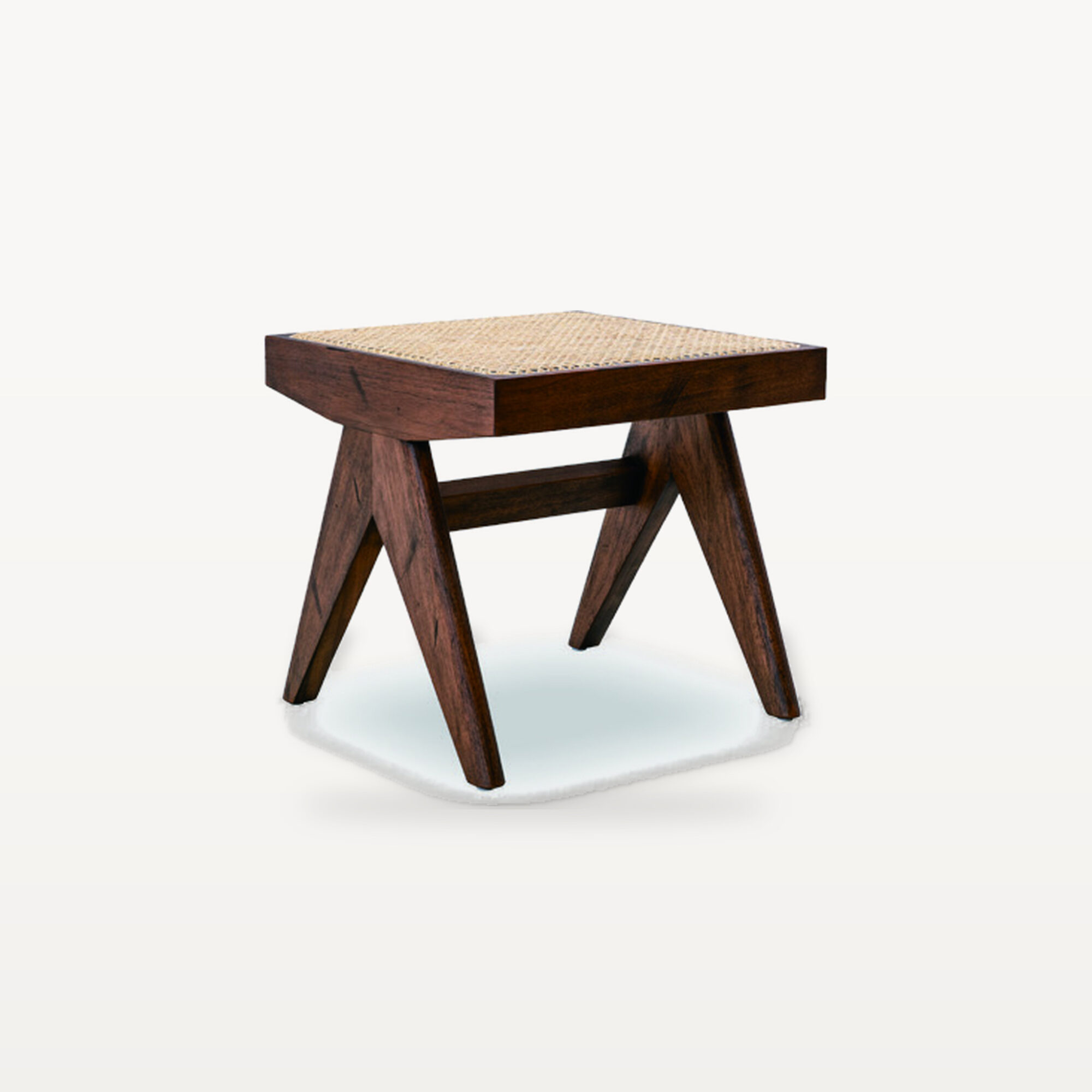 Slow Morning scene by KBH with the Chandigarh Stool, photographed in a living room
