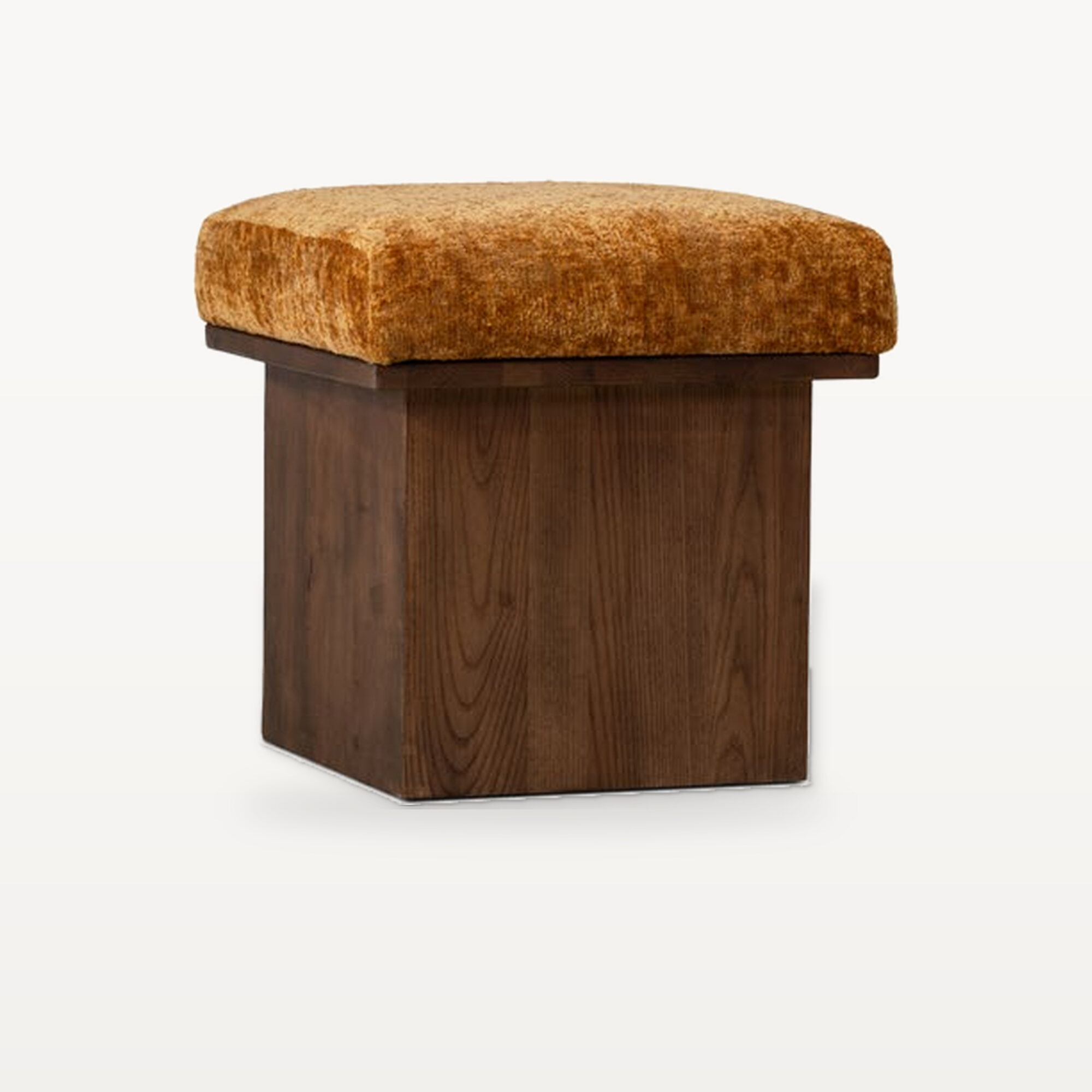 Slow Morning scene by KBH with the Cheese Block Stool, photographed in a bedroom
