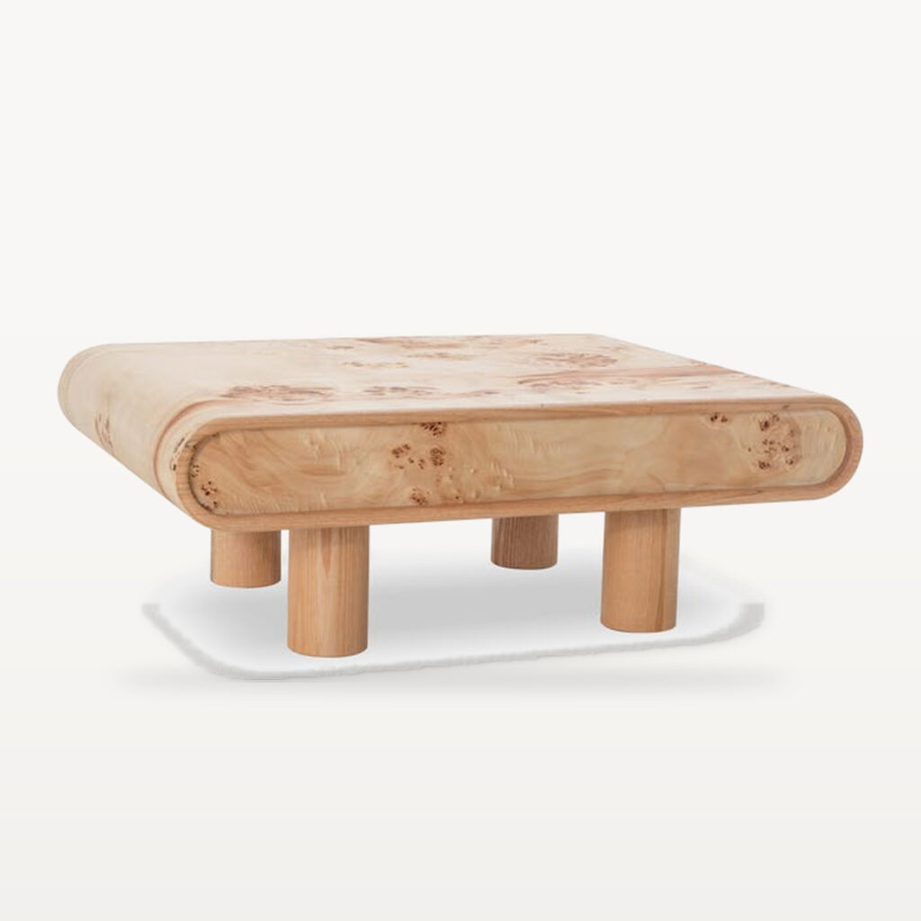 Slow Morning scene by KBH with the Cheese Rectangle Coffee Table in a living room (2)