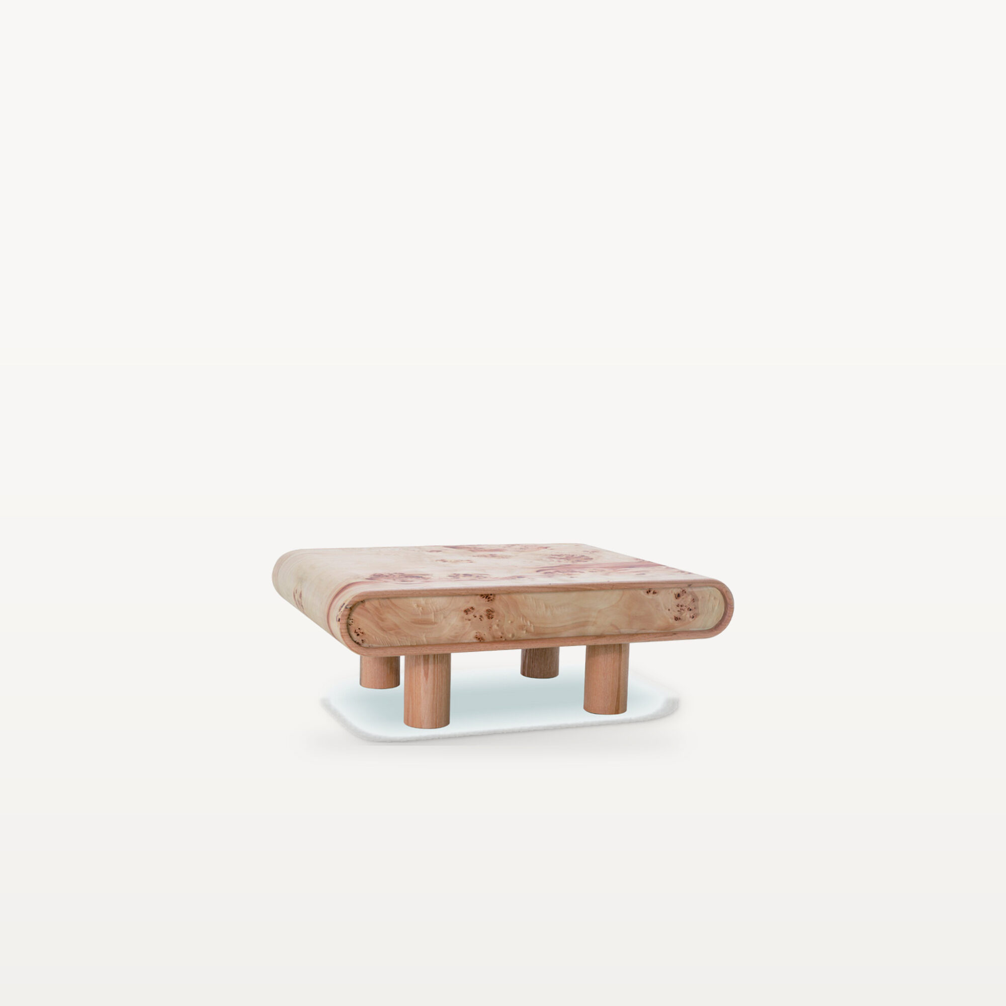 Slow Morning scene by KBH with the Cheese Rectangle Coffee Table, photographed in a living room