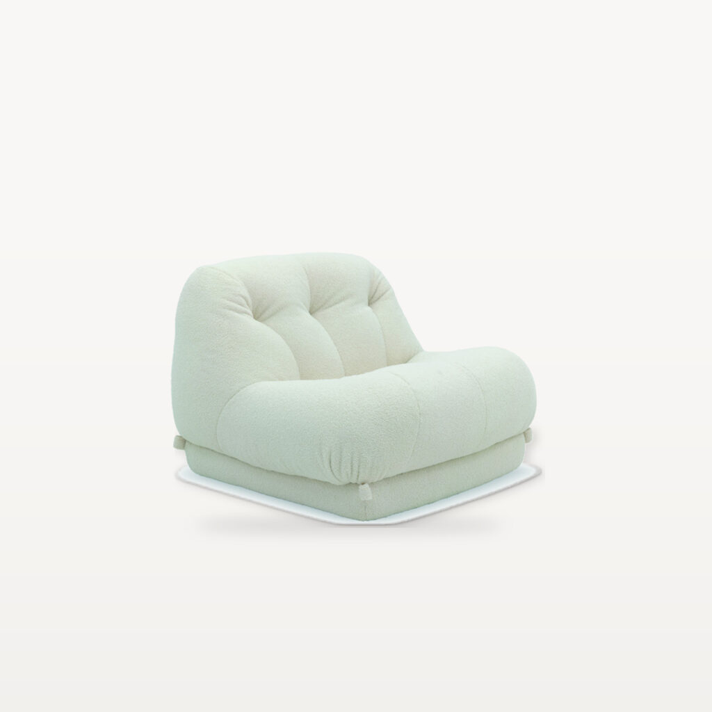 Slow Morning scene by KBH with the Profiterole Chair in a living room (2)