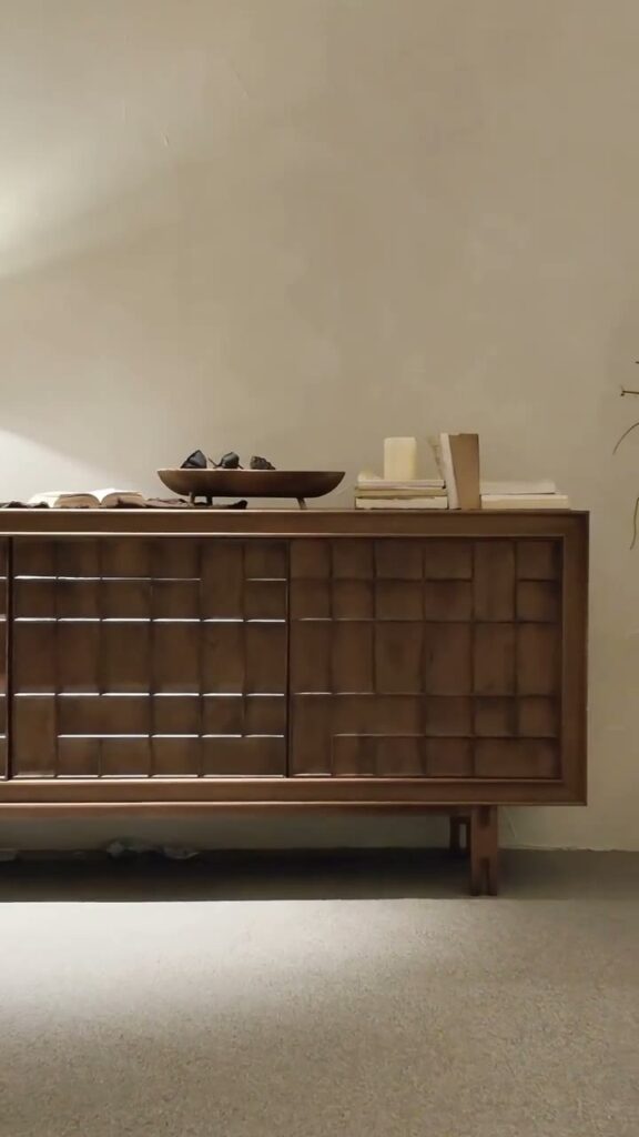 Still from the KBH film: Slow Morning scene by KBH with the Puff Pastry Sideboard — video