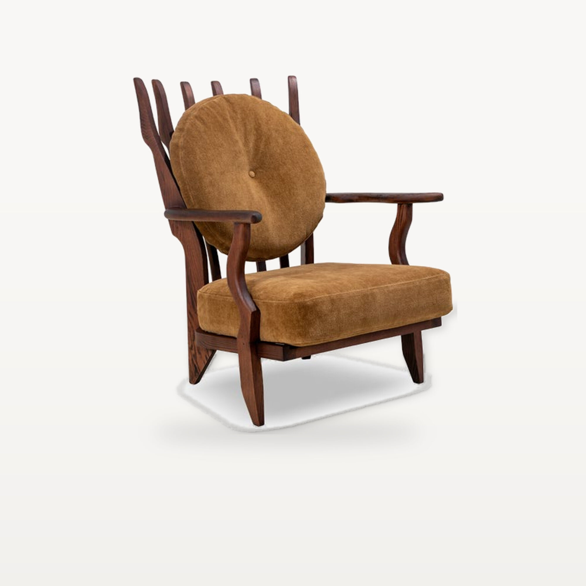 Slow Morning scene by KBH with the Queen Chair, photographed in a living room