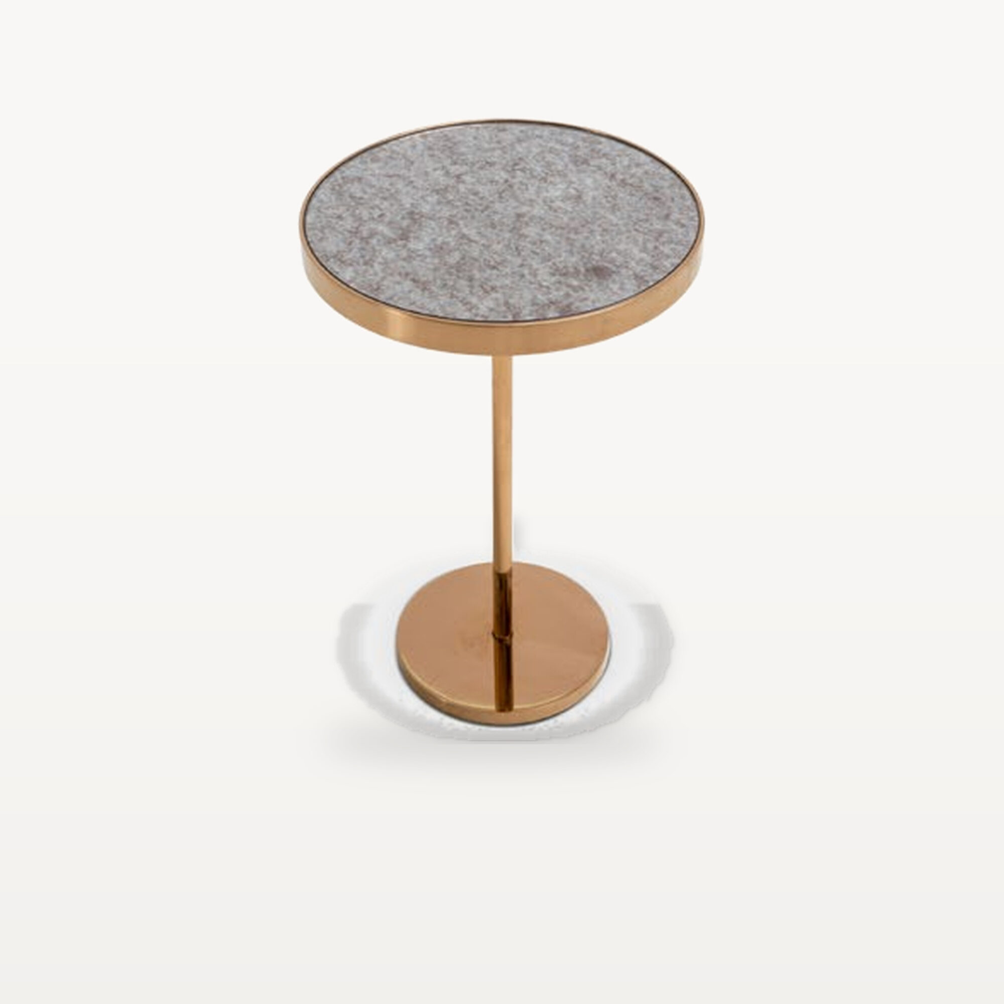 Slow Morning scene by KBH with the Round Edge Table, photographed in a living room