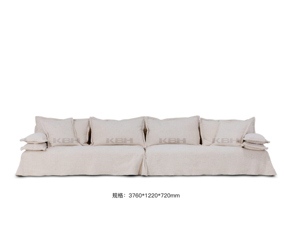 KBH Snowdrift Sofa in soft, pale colour, view 7