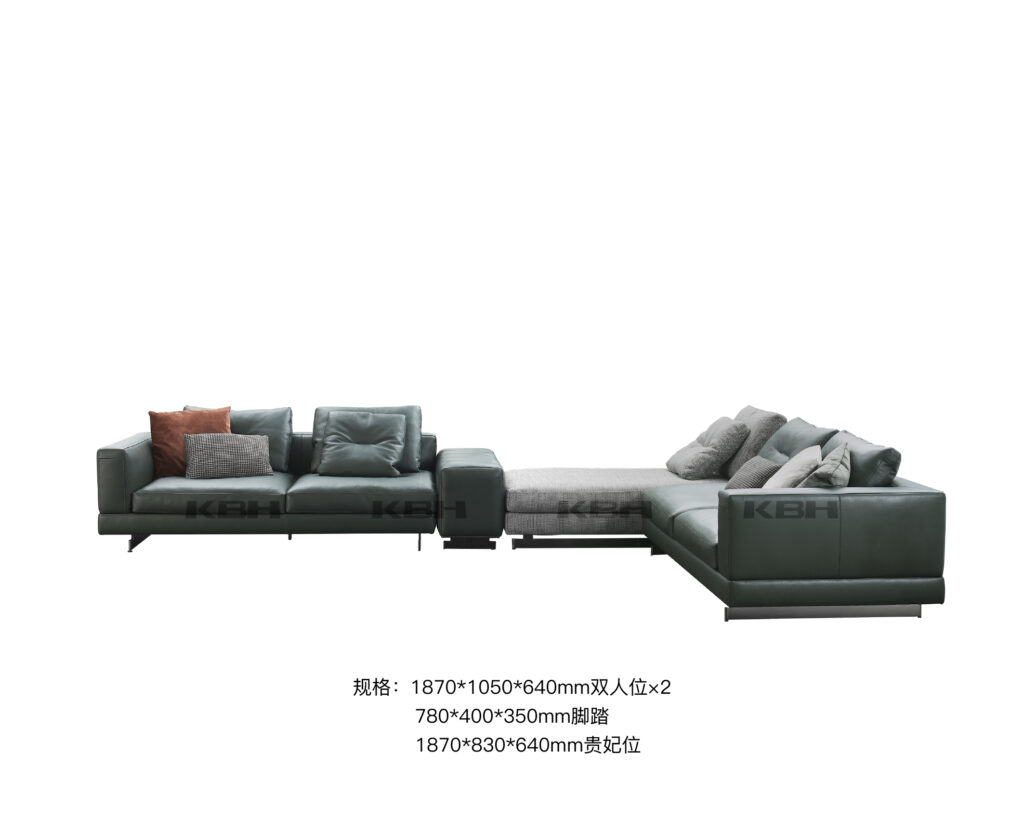KBH Sofa CS1008 in soft, pale colour