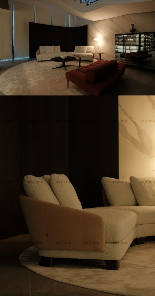 KBH Sofa CS1012 in a living room setting, view 2