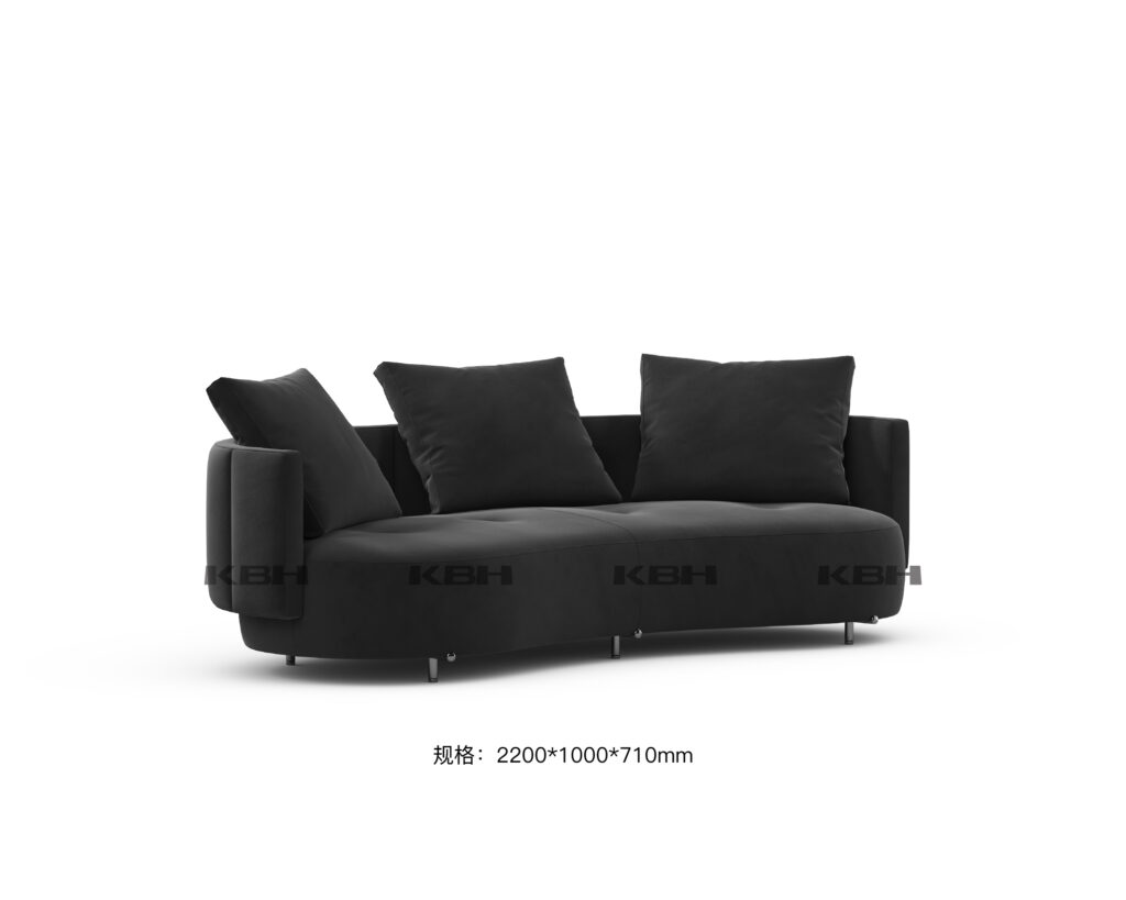 KBH Sofa SF1008 in a grounded dark palette, view 9