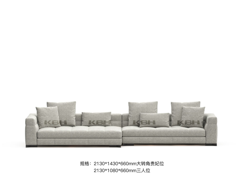 KBH Sofa SF1025 in soft, pale colour