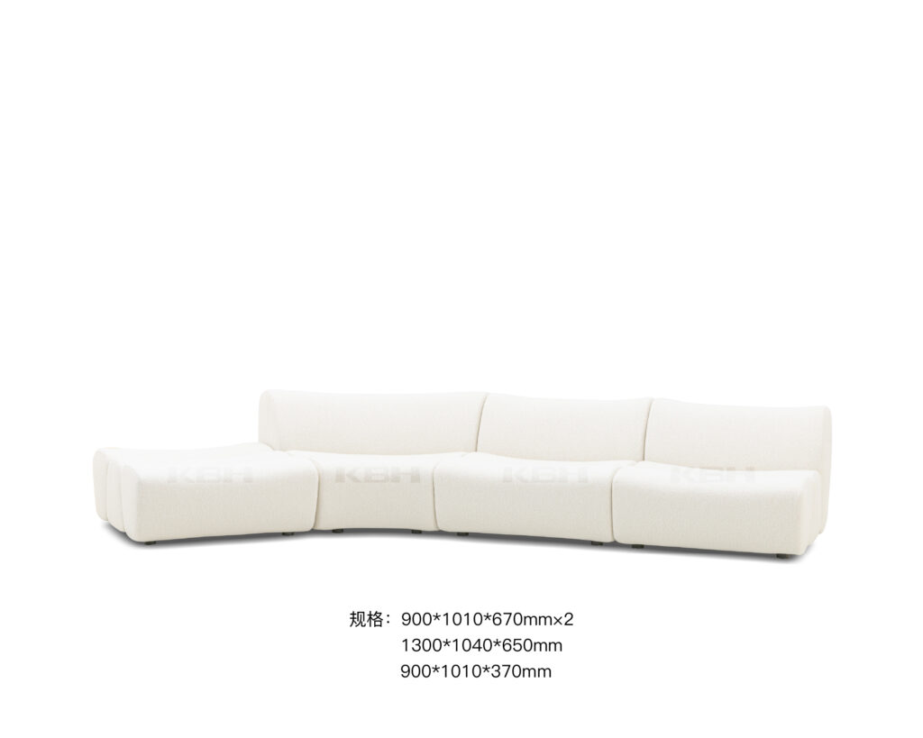 KBH Sofa SF1029 in soft, pale colour, view 9