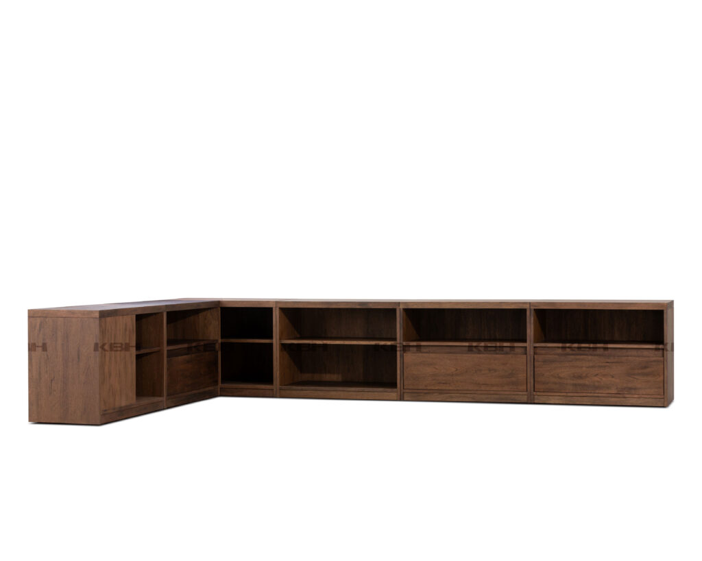 KBH Stone Grid Cabinet from the Natural Wood collection, view 8