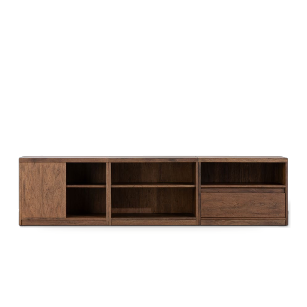 KBH Stone Grid Cabinet in a grounded dark palette, view 14
