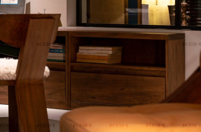 KBH Stone Grid Cabinet photographed in a room setting