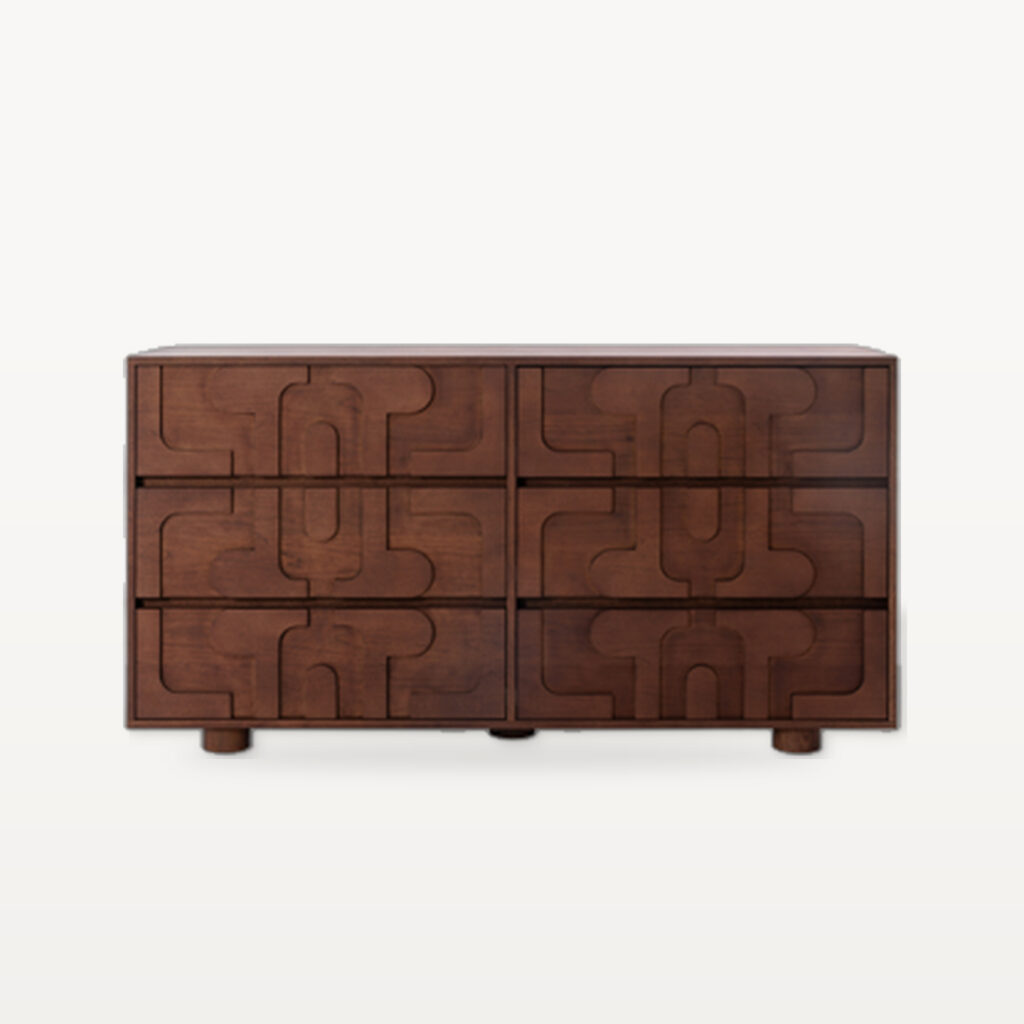 The Palette Retreat scene by KBH with the Kurumi Sideboard in a living room (2)