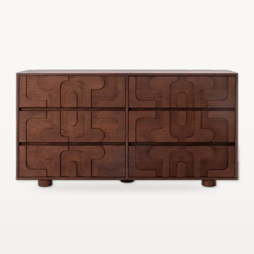 The Palette Retreat scene by KBH with the Kurumi Sideboard in a living room (3)