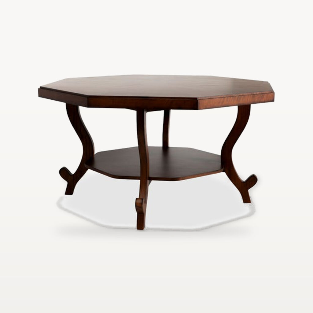 The Palette Retreat scene by KBH with the Octagon Entry Table in a dining room (2)