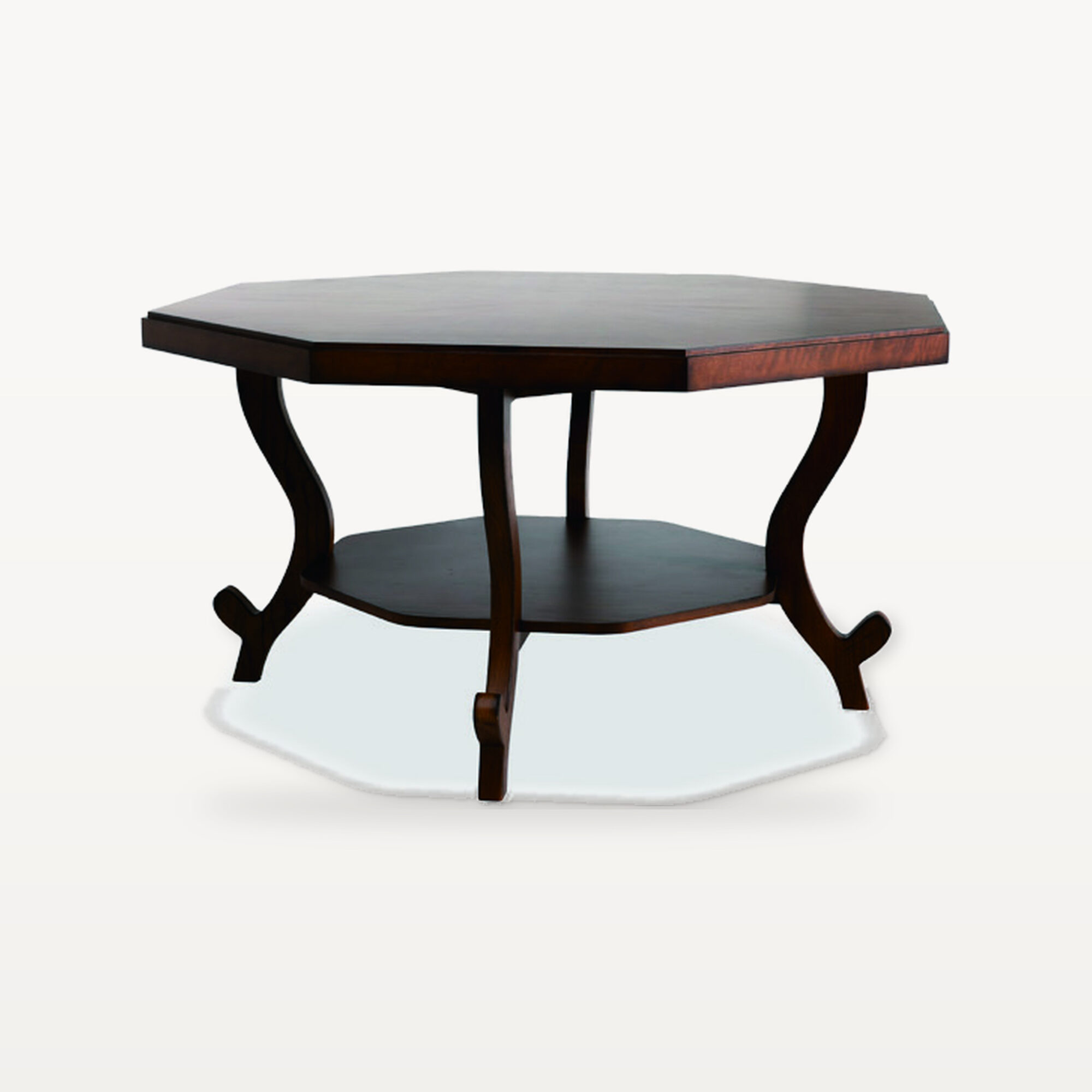 The Palette Retreat scene by KBH with the Octagon Entry Table, photographed in a dining room