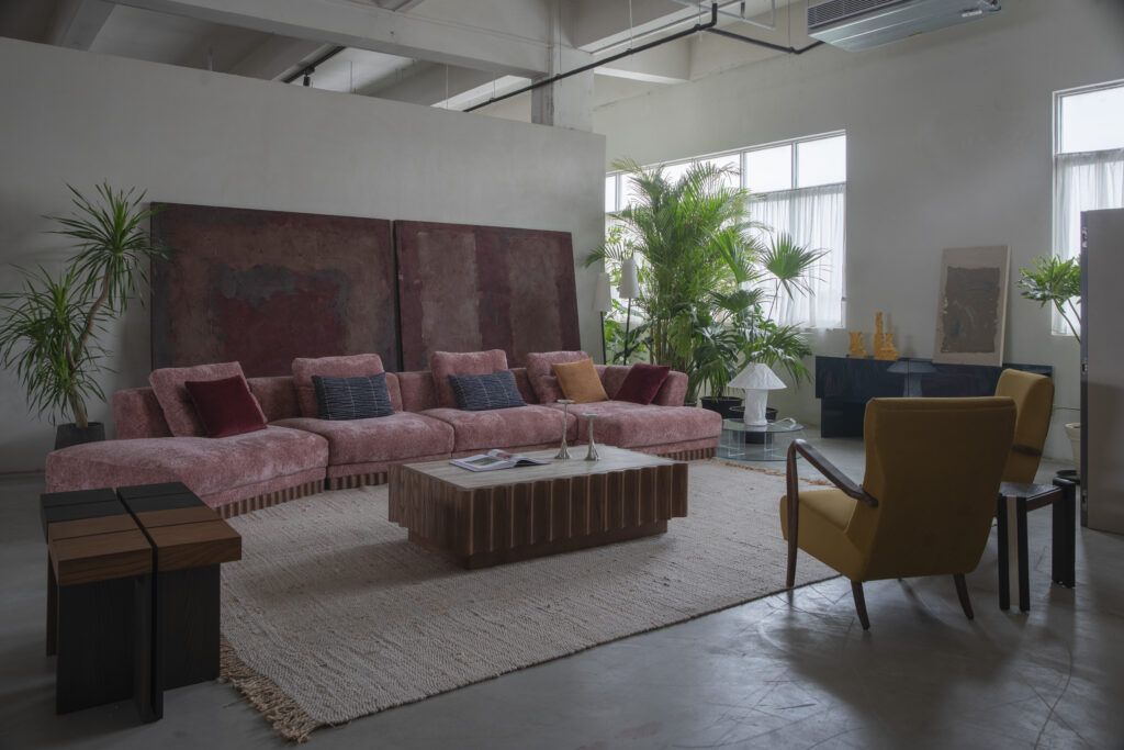 The Palette Retreat scene by KBH with the Sofa SF1107 in a living room (4)