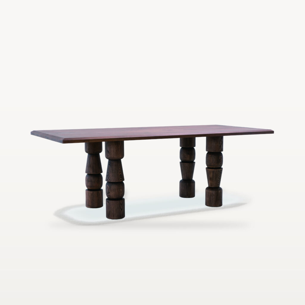 The Palette Retreat scene by KBH with the Tribe Dining Table in a dining room (2)