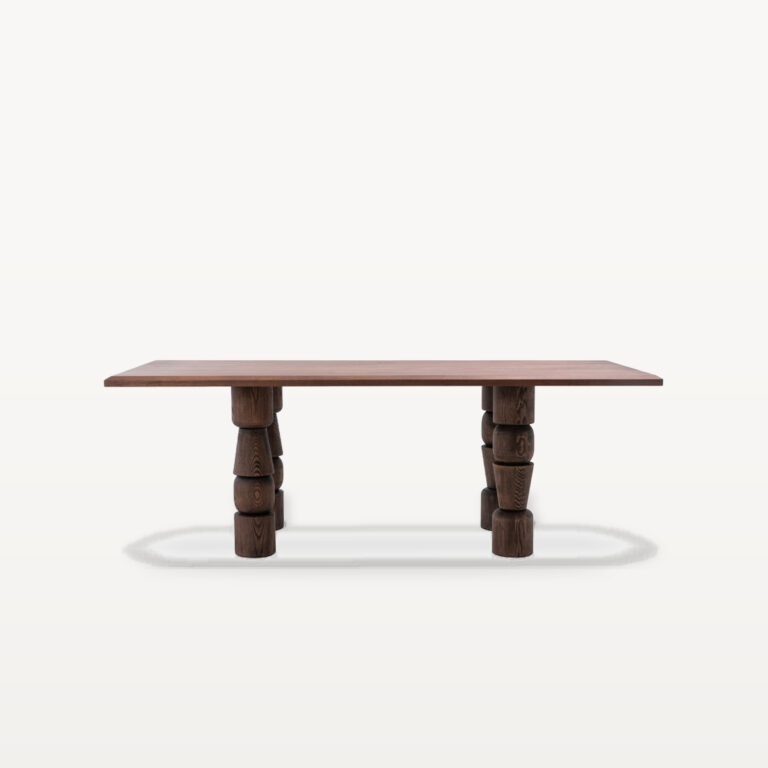 The Palette Retreat scene by KBH with the Tribe Dining Table, photographed in a dining room