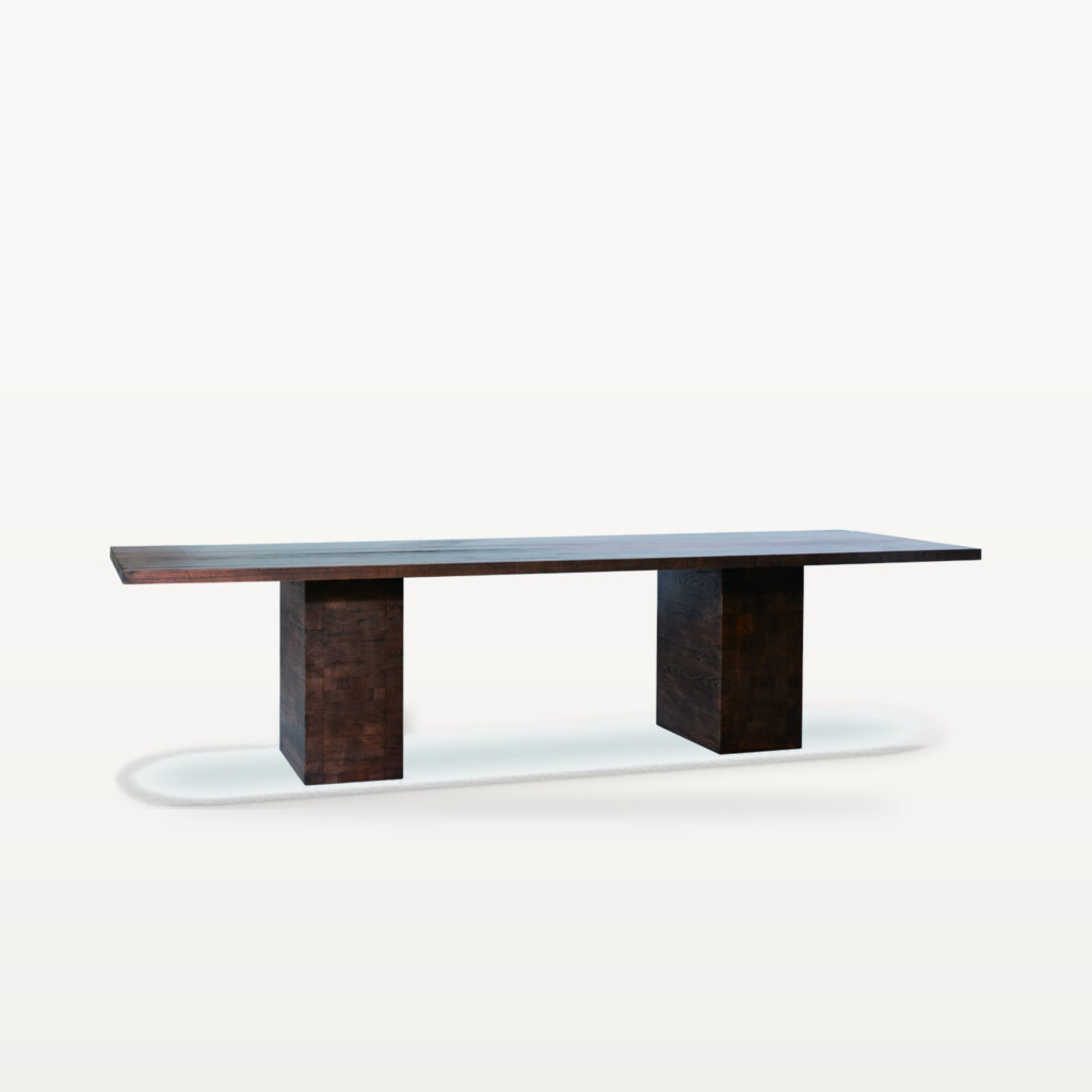 The Palette Retreat scene by KBH with the Twin Peak Dining Table in a dining room (2)