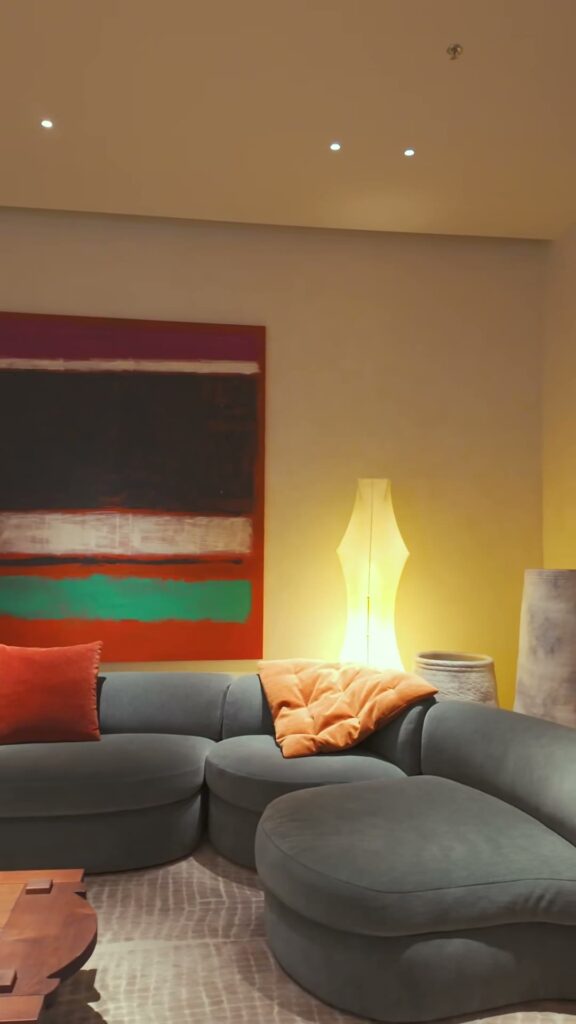 Still from the KBH film: The sofa that carries the room