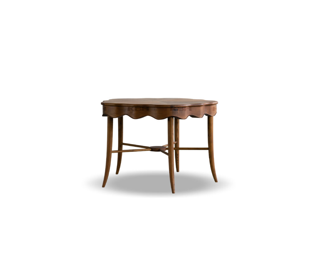 KBH Thornhill Dining Table in a grounded dark palette