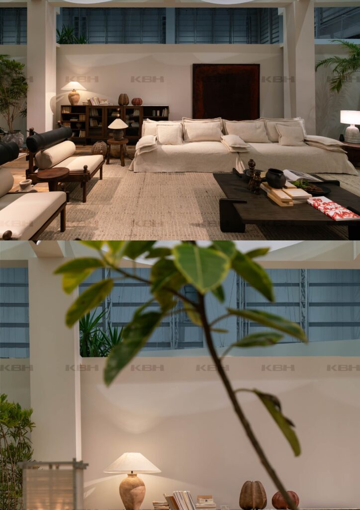 KBH Tofu Bookcase in a bedroom setting