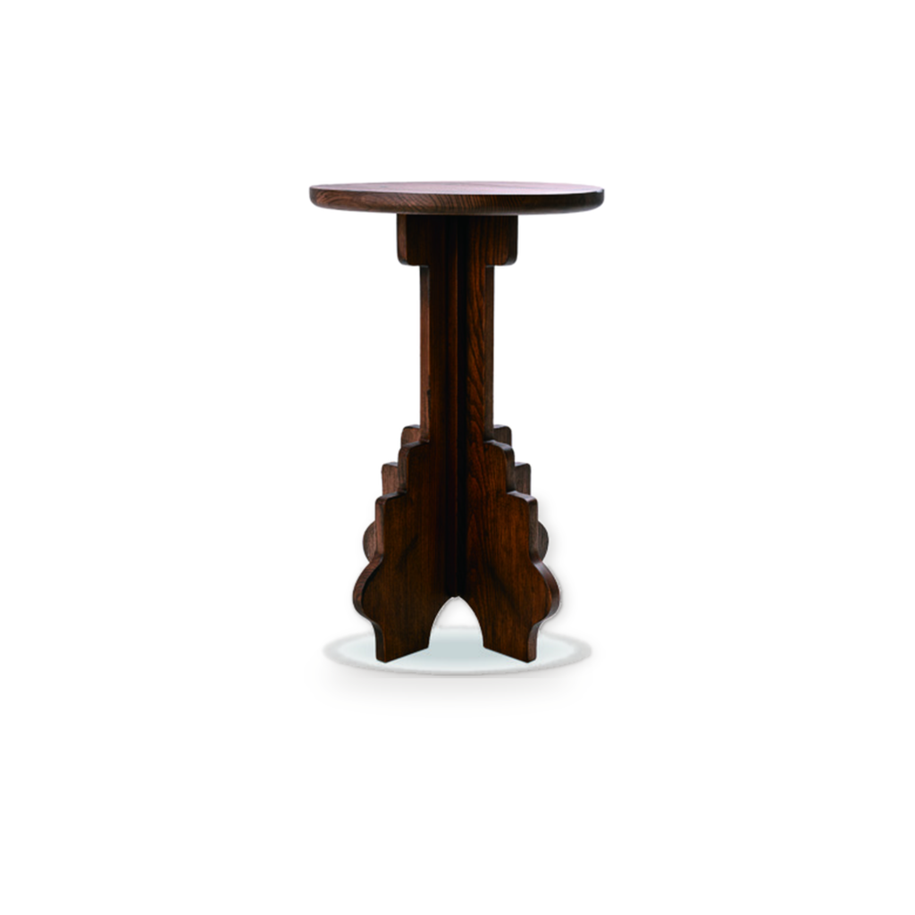 KBH Victoria Corner Table in a grounded dark palette, view 9