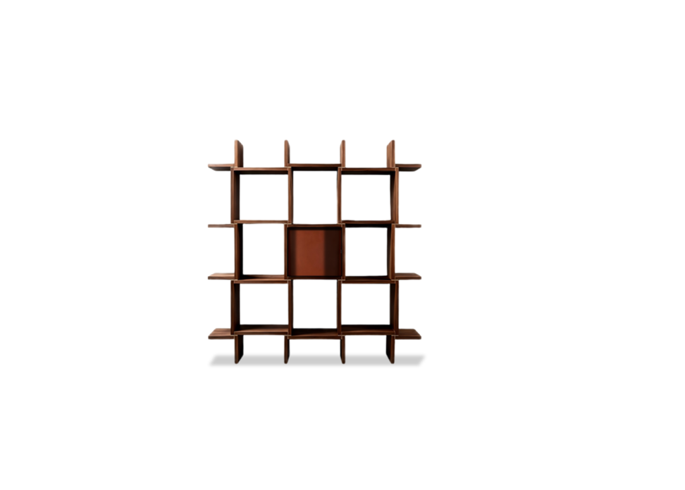 KBH Vine Bookcase Rack in saturated colour