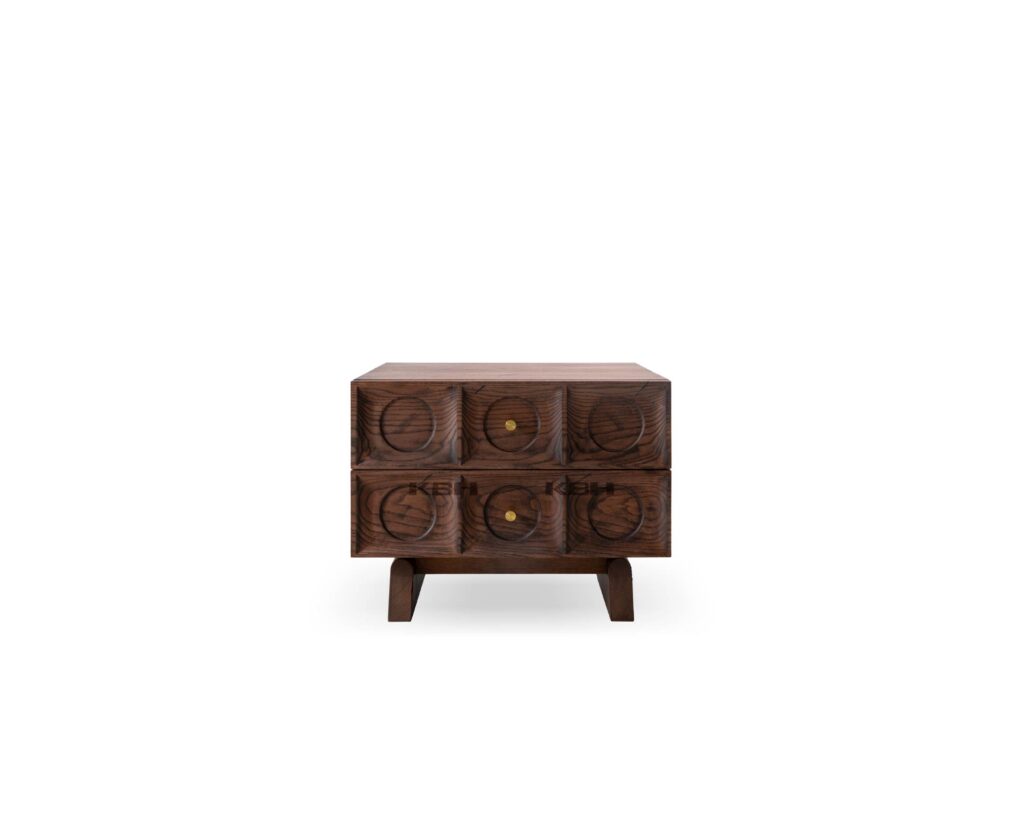 KBH Walnut Box Nightstand, a cabinet & storage by KBH