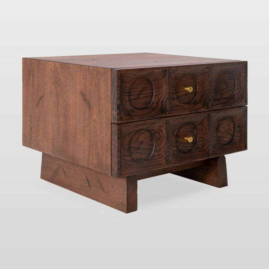 KBH Walnut Box Nightstand, view 6